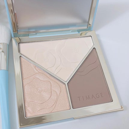 ハイライトシェーディングパレット/TIMAGE/パウダーハイライトを使ったクチコミ(6枚目)