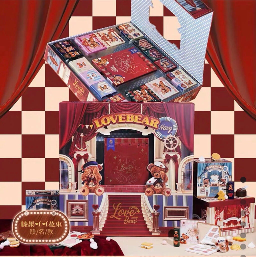 Love Bear 9色 アイシャドウパレット/FlowerKnows/アイシャドウパレットを使ったクチコミ(3枚目)