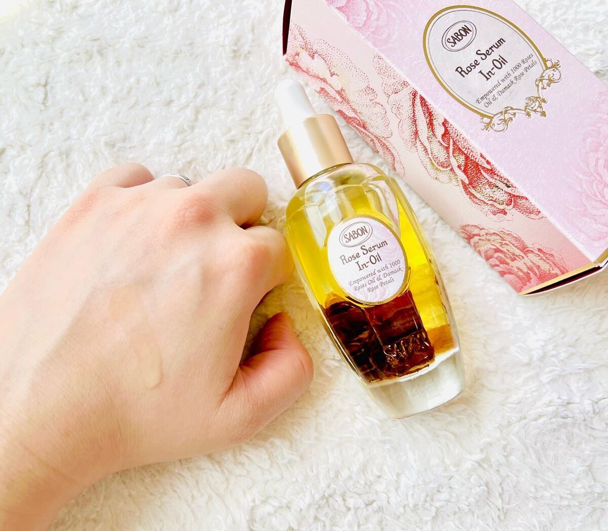 ローズウォーターインオイル/SABON/ミスト状化粧水を使ったクチコミ(5枚目)