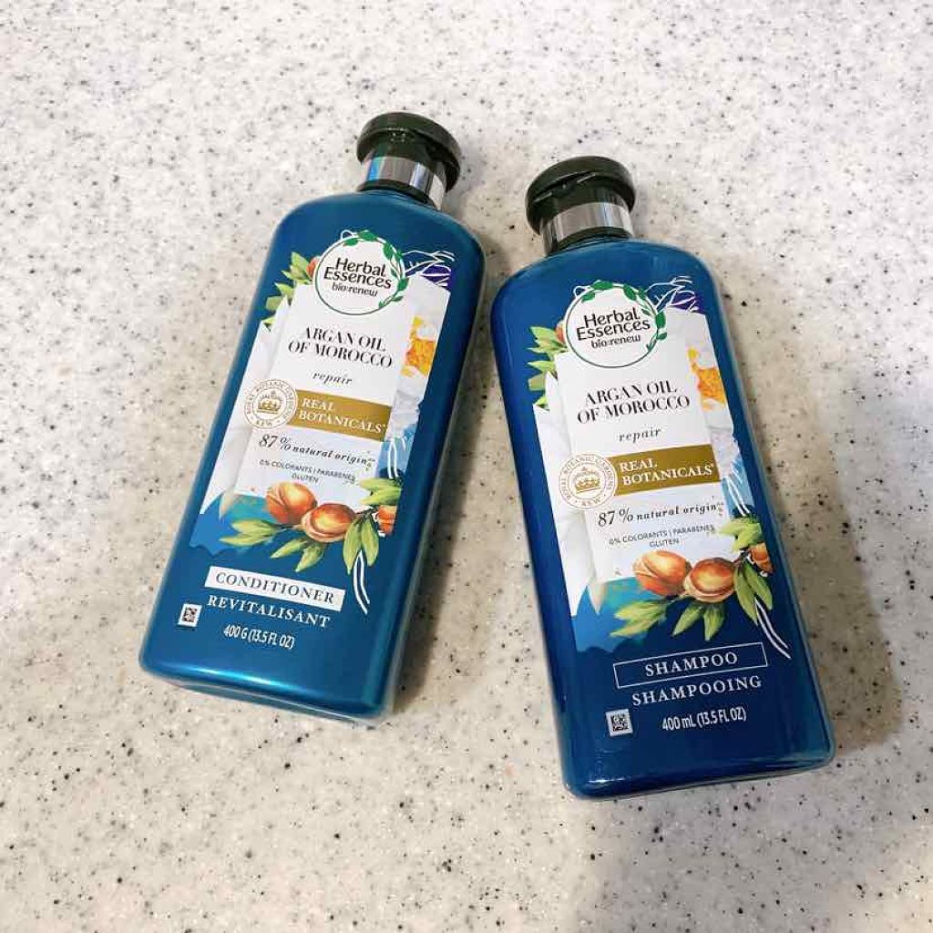 ビオリニュー モロッカンオイル シャンプー/コンディショナー/ハーバルエッセンス/市販シャンプーを使ったクチコミ(1枚目)