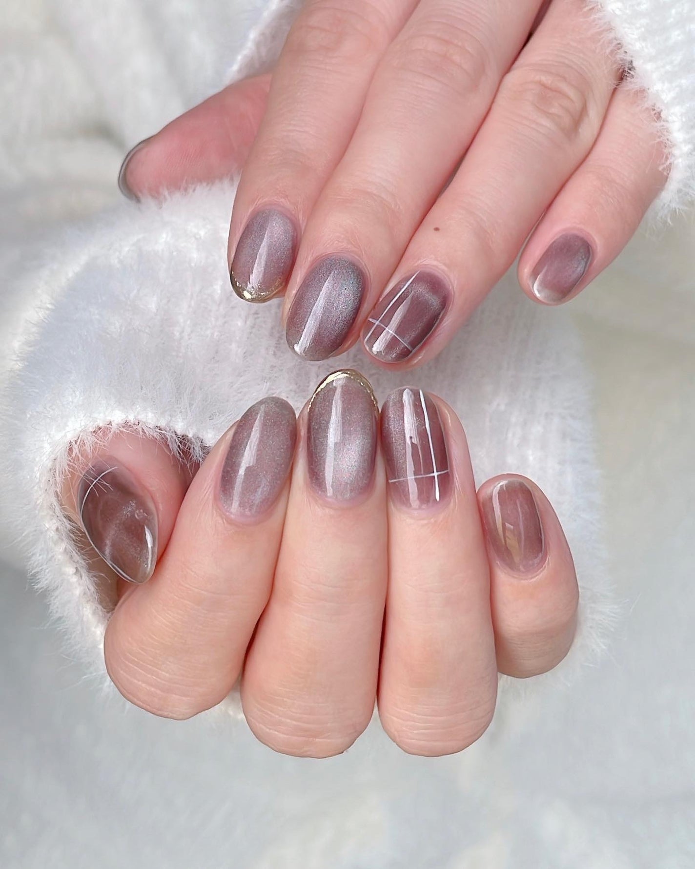 aiainail_@セルフネイル on LIPS 「【即完売!話題のマグネットネイル第2弾🫧】エムプティジャパ..」(3枚目)