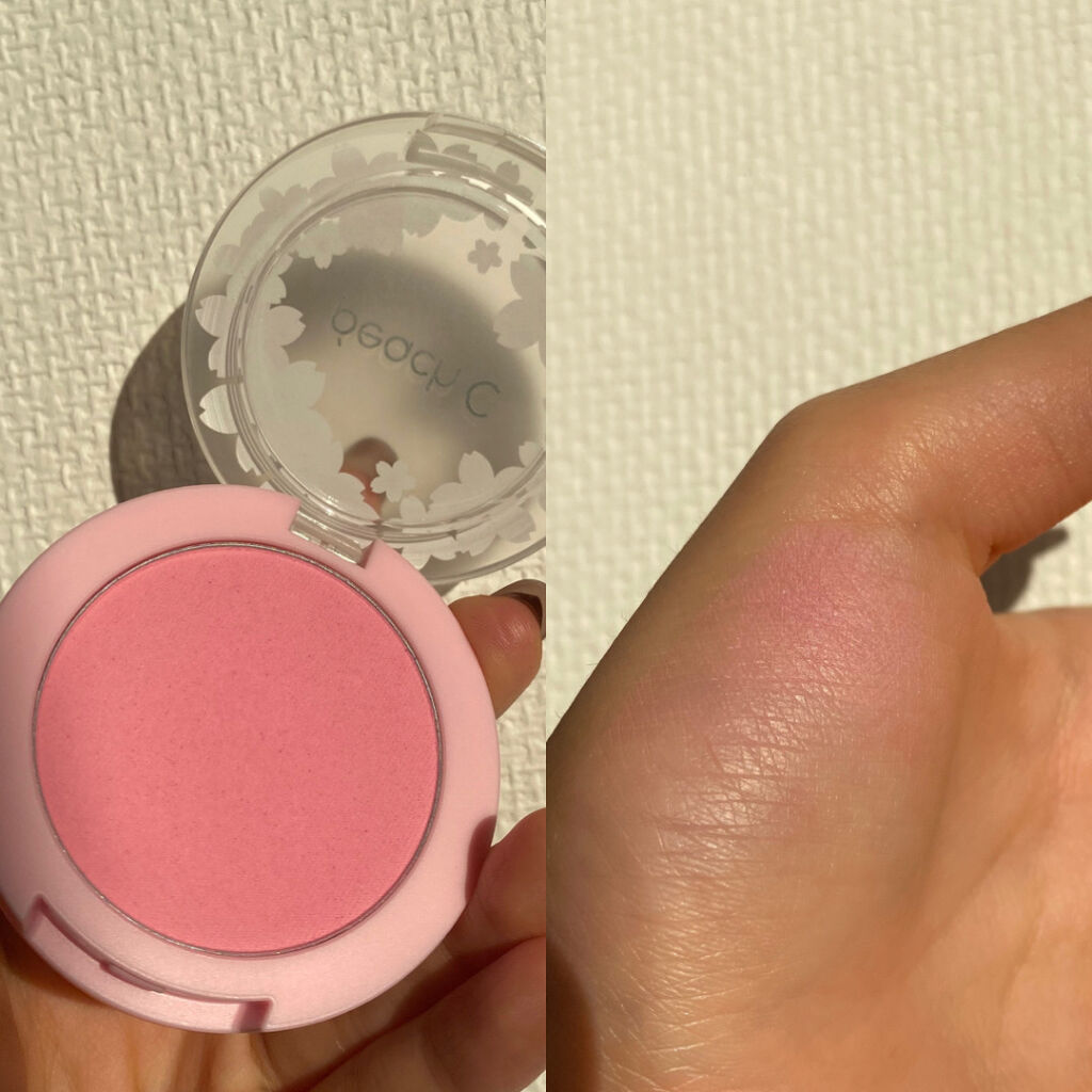 ピーチ コットン ブラッシャー ブロッサムエディション　01 チェリーブロッサムPチーク/Peach C/パウダーチークを使ったクチコミ（2枚目）