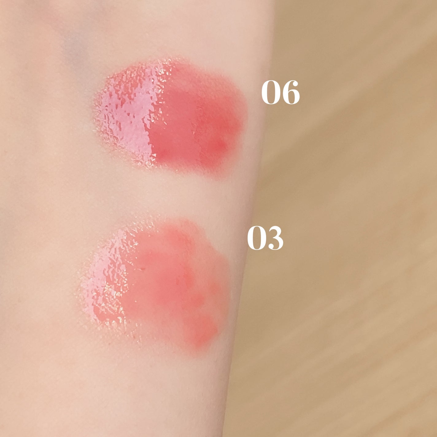 ドリズルバーム/mude/口紅を使ったクチコミ(2枚目)