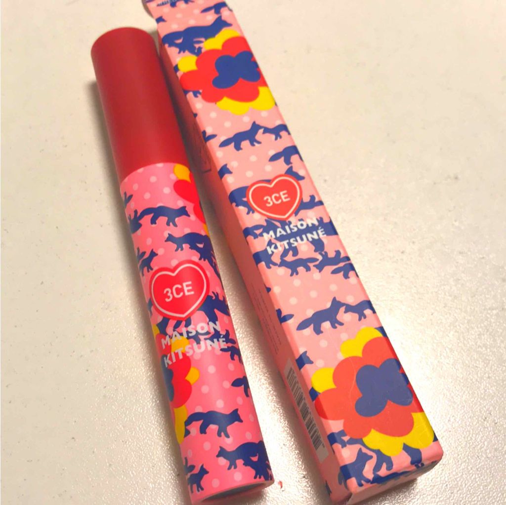 MAISON KITSUNE VELVET LIP TINT/3CE/口紅を使ったクチコミ（1枚目）