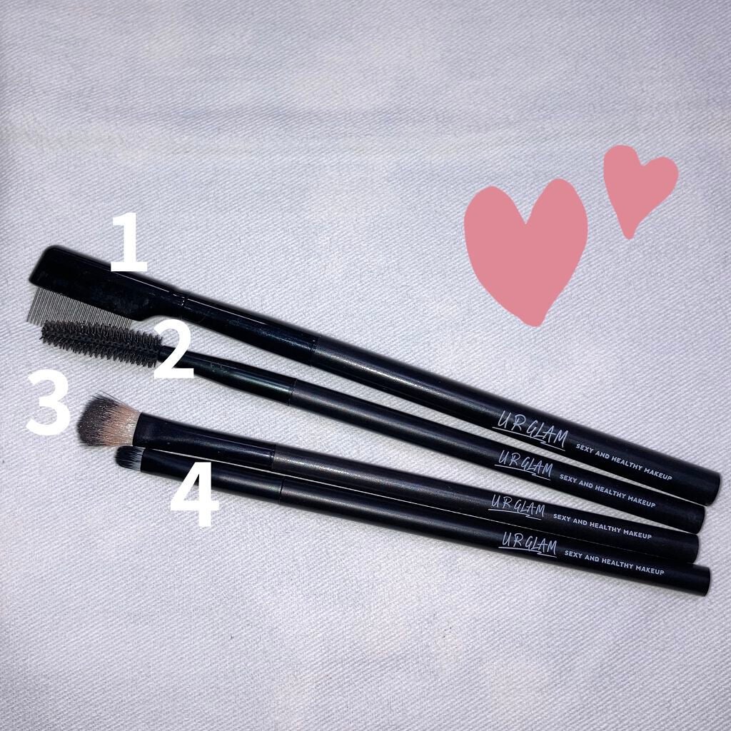UR GLAM EYESHADOW BRUSH A/U R GLAM/メイクブラシを使ったクチコミ(2枚目)