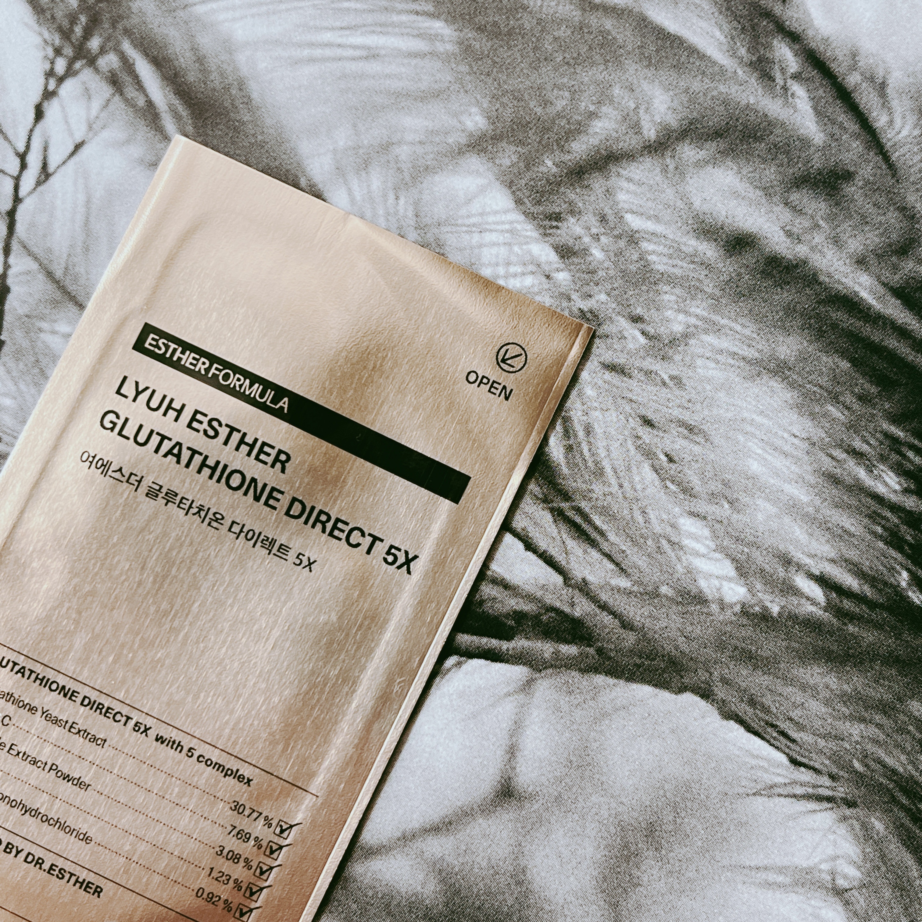 ヨエスターグルタチオンダイレクト５X/ESTHER FORMULA/美容サプリメントを使ったクチコミ（2枚目）
