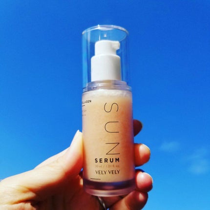 ハリケアコラーゲンサンセラム/VELY VELY/日焼け止めジェルを使ったクチコミ(1枚目)