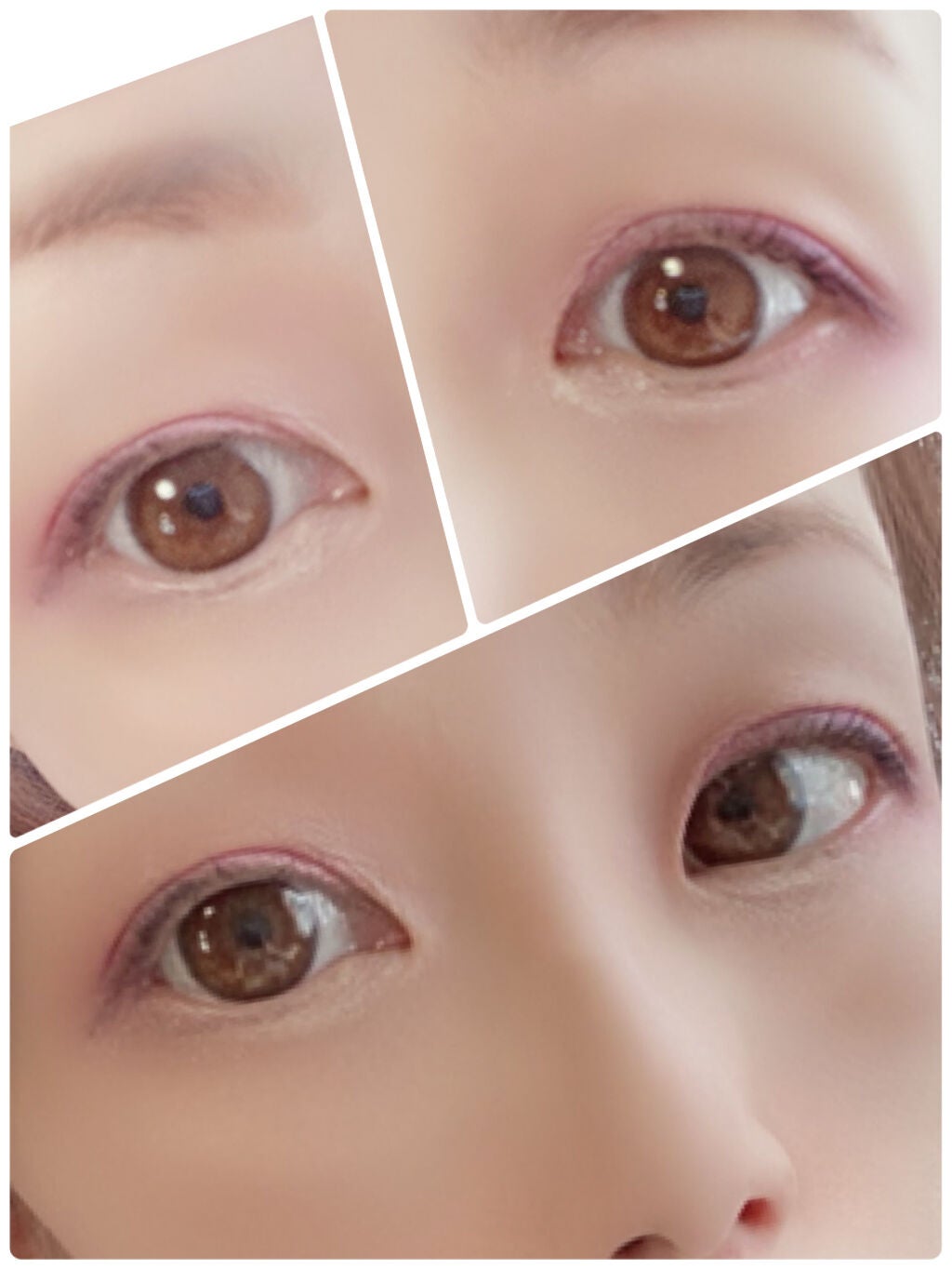 UR GLAM BLOOMING EYE COLOR PALETTE/U R GLAM/アイシャドウパレットを使ったクチコミ(3枚目)