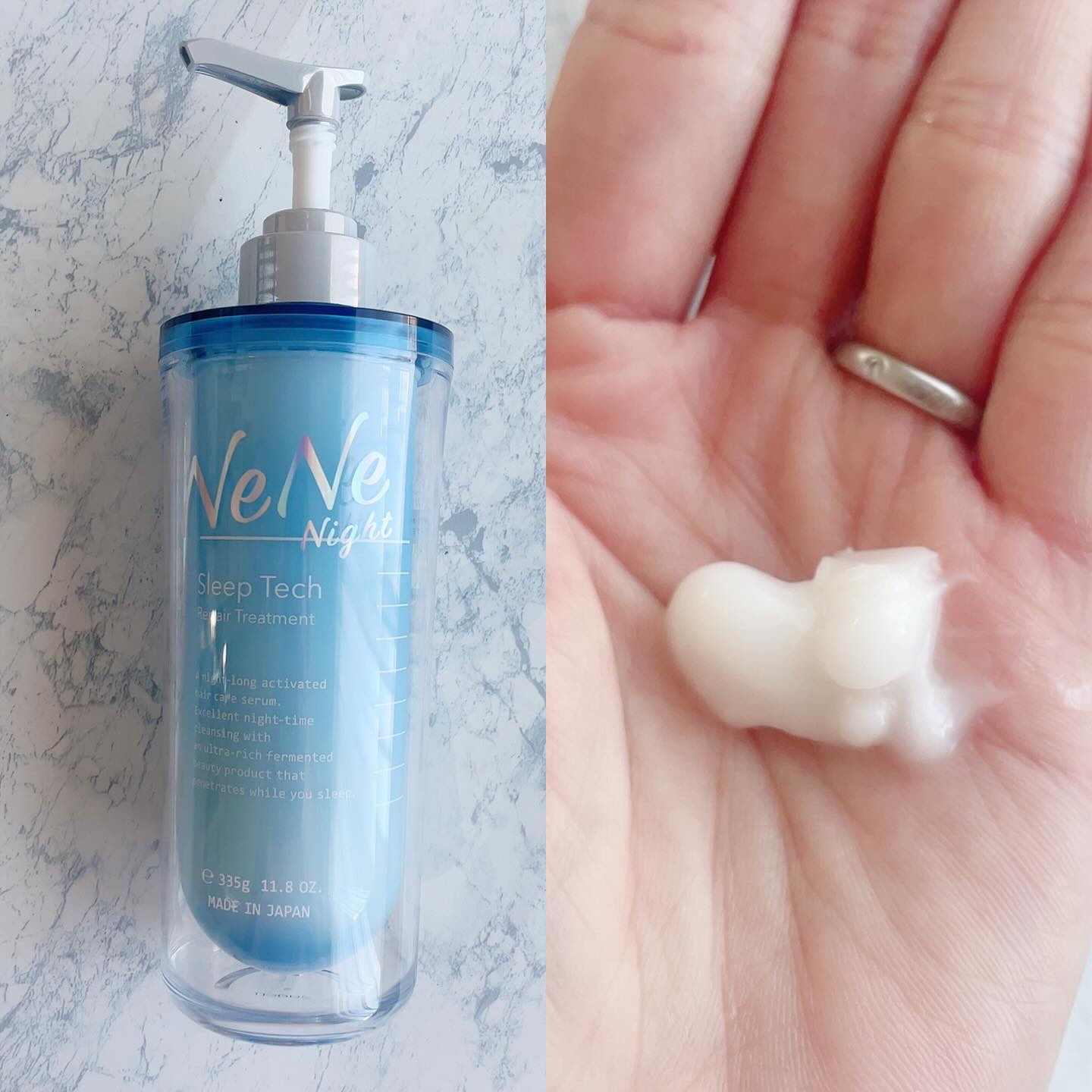 スリープテック リペア シャンプー／ヘアトリートメント/NeNe Night/市販シャンプーを使ったクチコミ（3枚目）