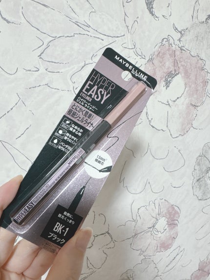 ハイパーイージー ジェル ライナー BK-1 ブラック/MAYBELLINE NEW YORK/ジェルアイライナーの画像