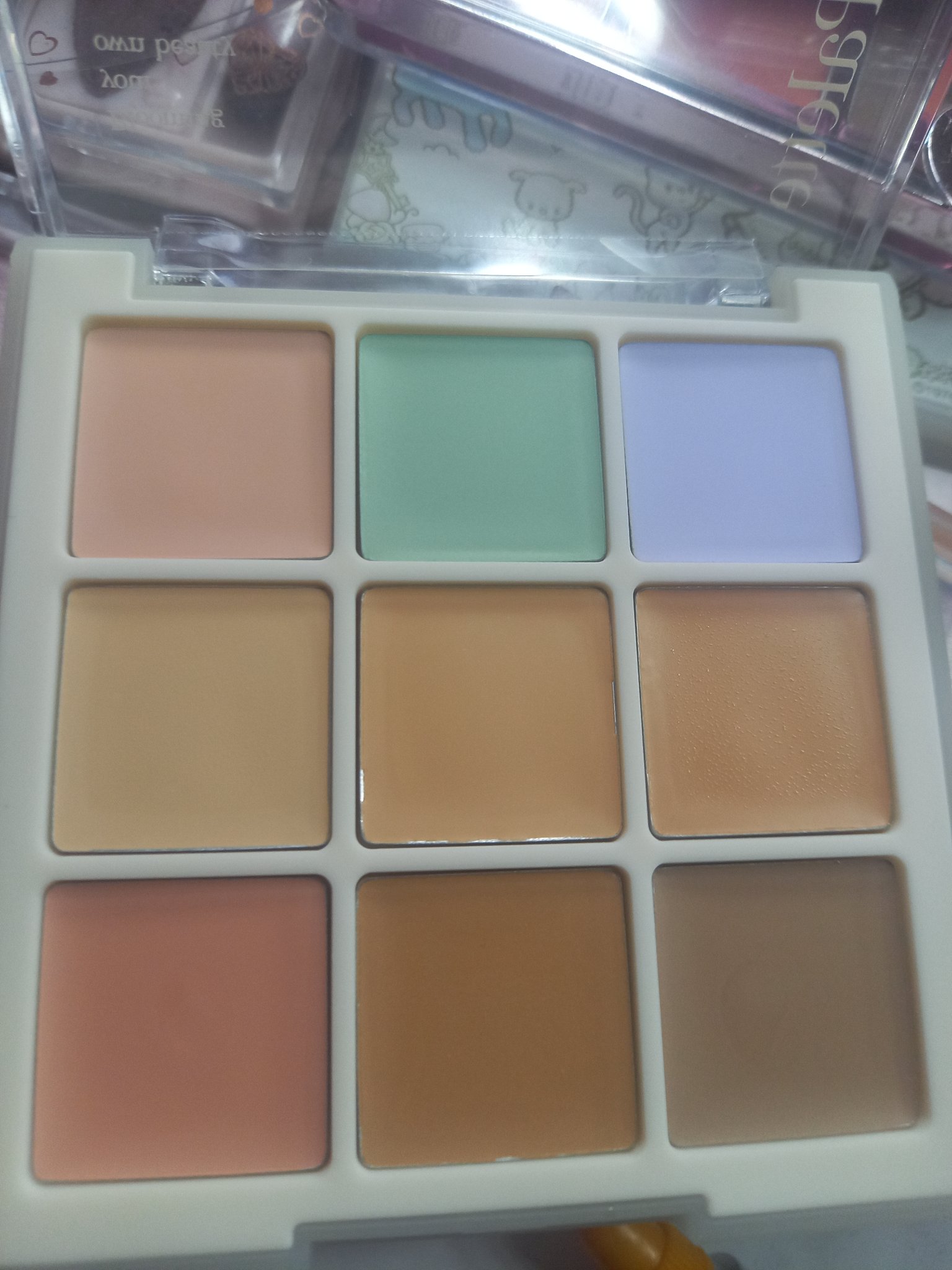 プロコンシーラーパレット/dasique/パレットコンシーラーを使ったクチコミ（3枚目）