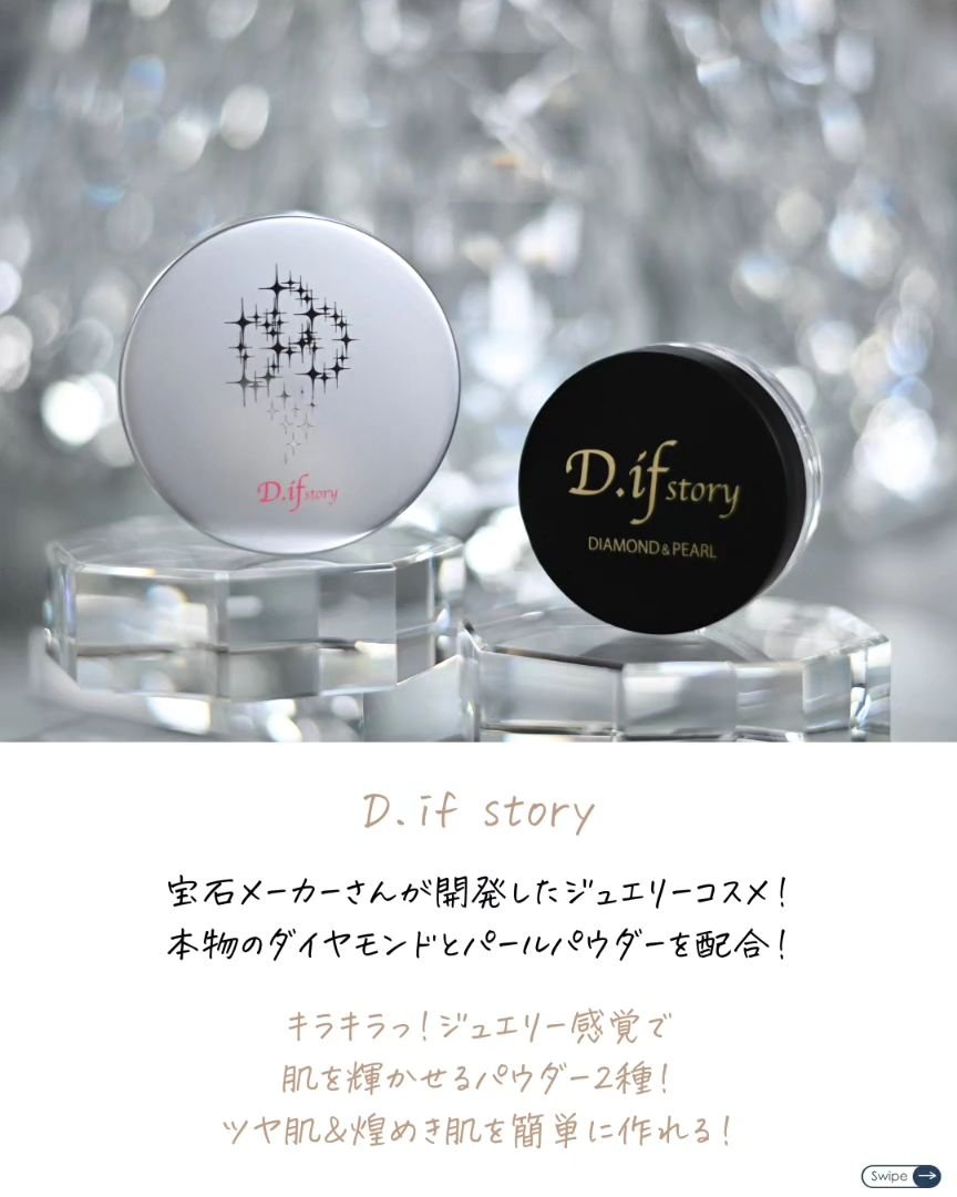 FLベール/D.if story(ディフ ストーリー)/ルースパウダーを使ったクチコミ（2枚目）
