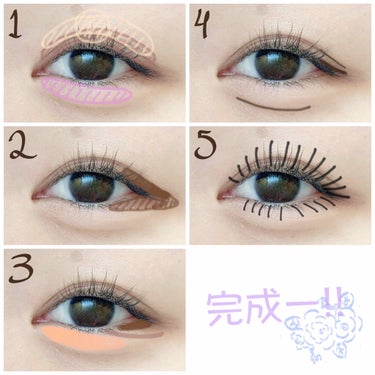 UR GLAM　BLOOMING EYE COLOR PALETTE/U R GLAM/アイシャドウパレットを使ったクチコミ（3枚目）