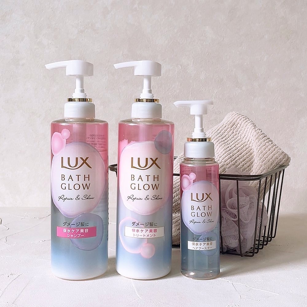 バスグロウ リペア&シャイン シャンプー／トリートメント/LUX/シャンプー・コンディショナーを使ったクチコミ（1枚目）