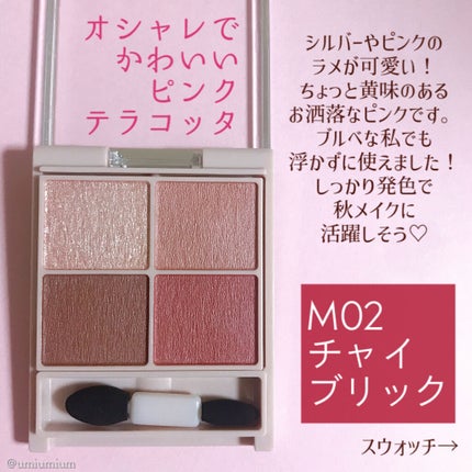 シルキースフレアイズ(マットタイプ)/キャンメイク/アイシャドウパレットを使ったクチコミ(3枚目)