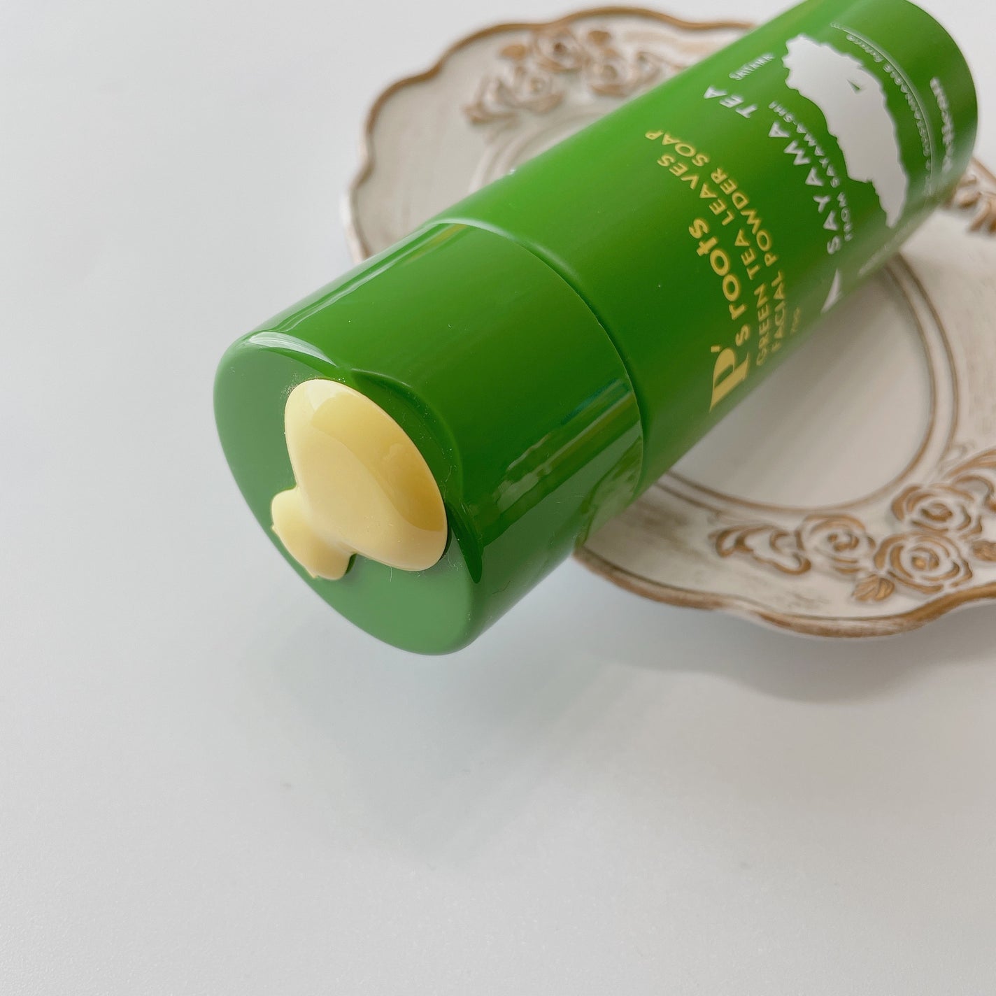 茶葉・ビタミンC洗顔パウダー/ペリカン石鹸/洗顔パウダーを使ったクチコミ(2枚目)