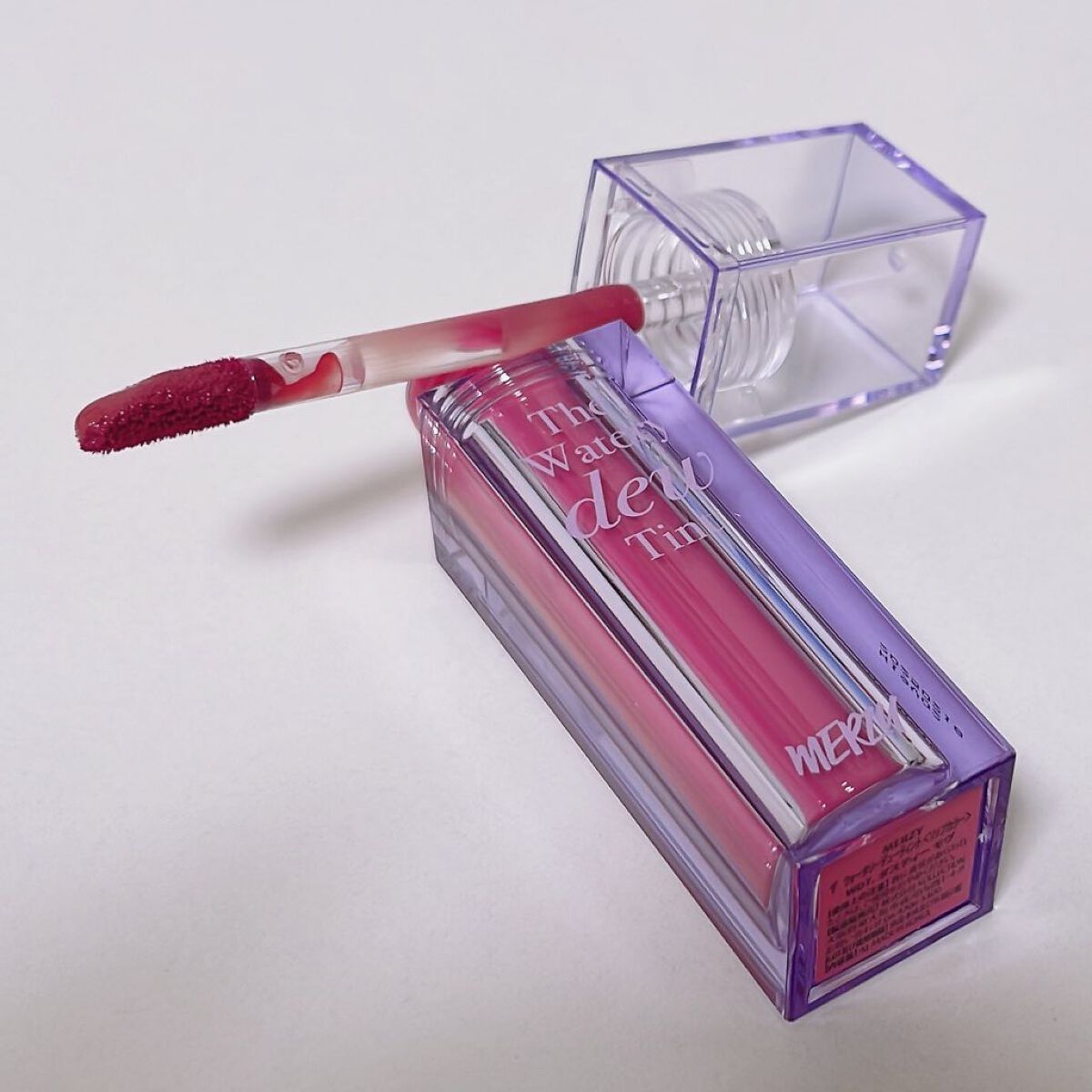 ザ ウォータリーデューティント/MERZY/リップティントを使ったクチコミ（3枚目）