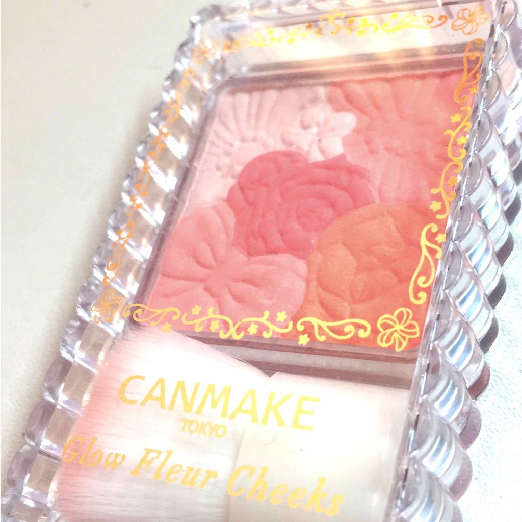 グロウフルールチークス/キャンメイク/パウダーチークを使ったクチコミ(1枚目)