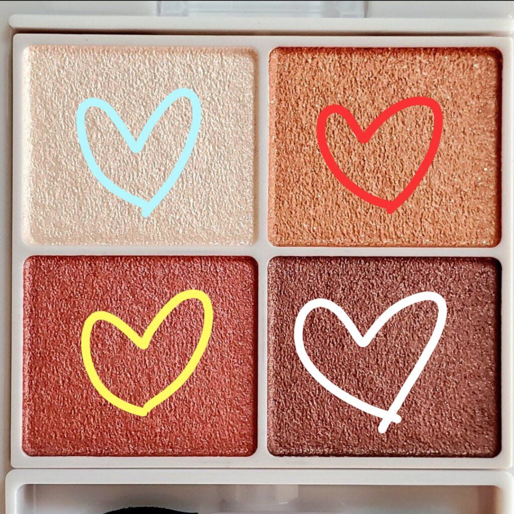 シルキースフレアイズ/キャンメイク/アイシャドウパレットを使ったクチコミ(2枚目)