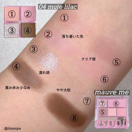 NEWリアルアイハンディパレット/espoir/アイシャドウパレットを使ったクチコミ(7枚目)
