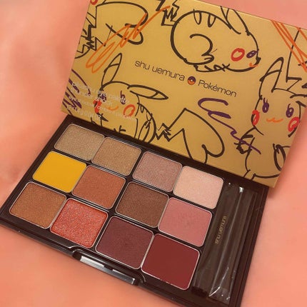 ピカシュウ アイ パレット‐サンダーショック/shu uemura/アイシャドウパレットを使ったクチコミ(2枚目)
