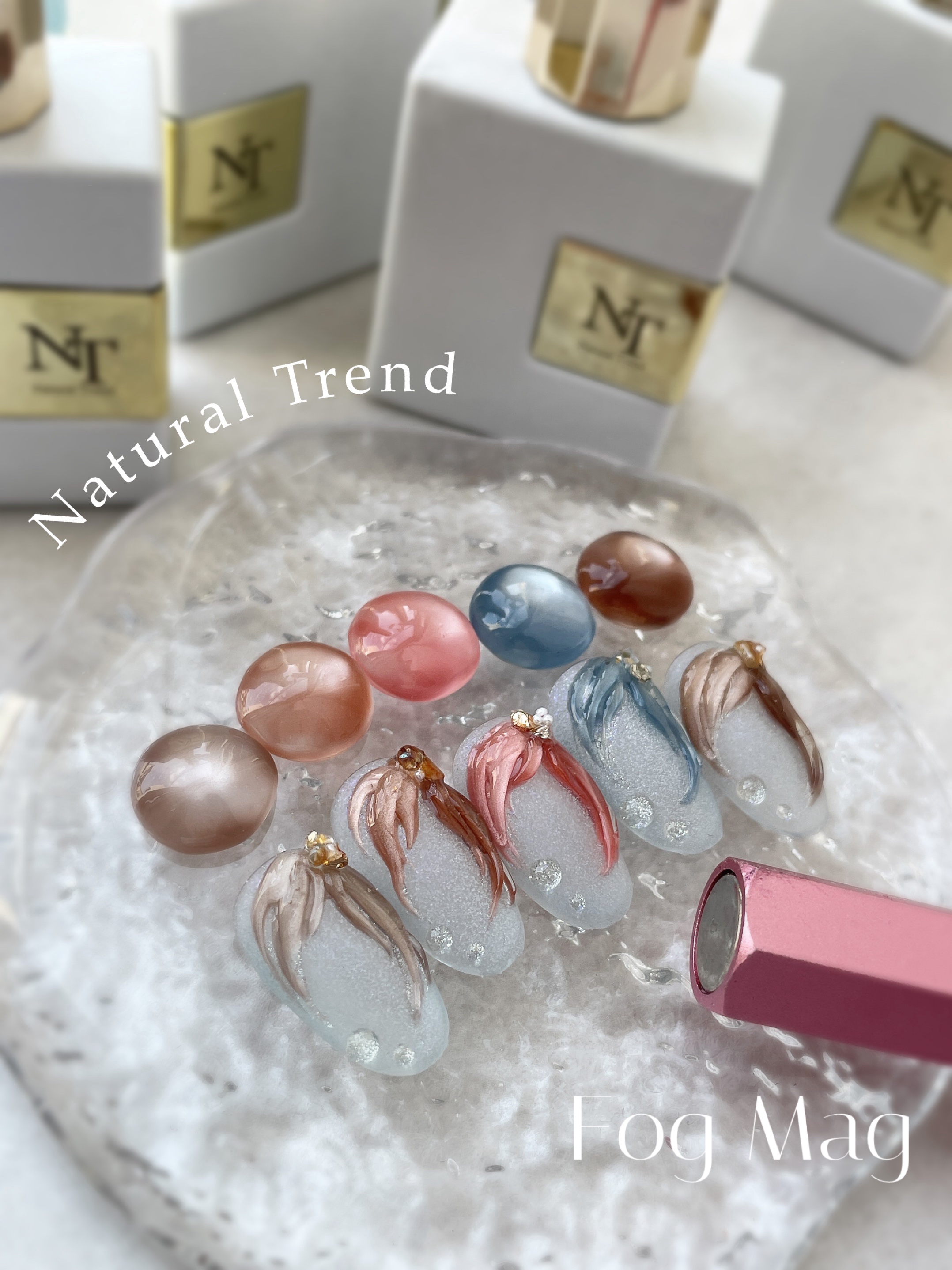 トップコート/NaturalTrend/ジェルネイルを使ったクチコミ（3枚目）