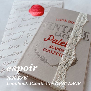 2021 F/Wルックブックパレット Vintage Lace/espoir/アイシャドウパレットを使ったクチコミ（1枚目）