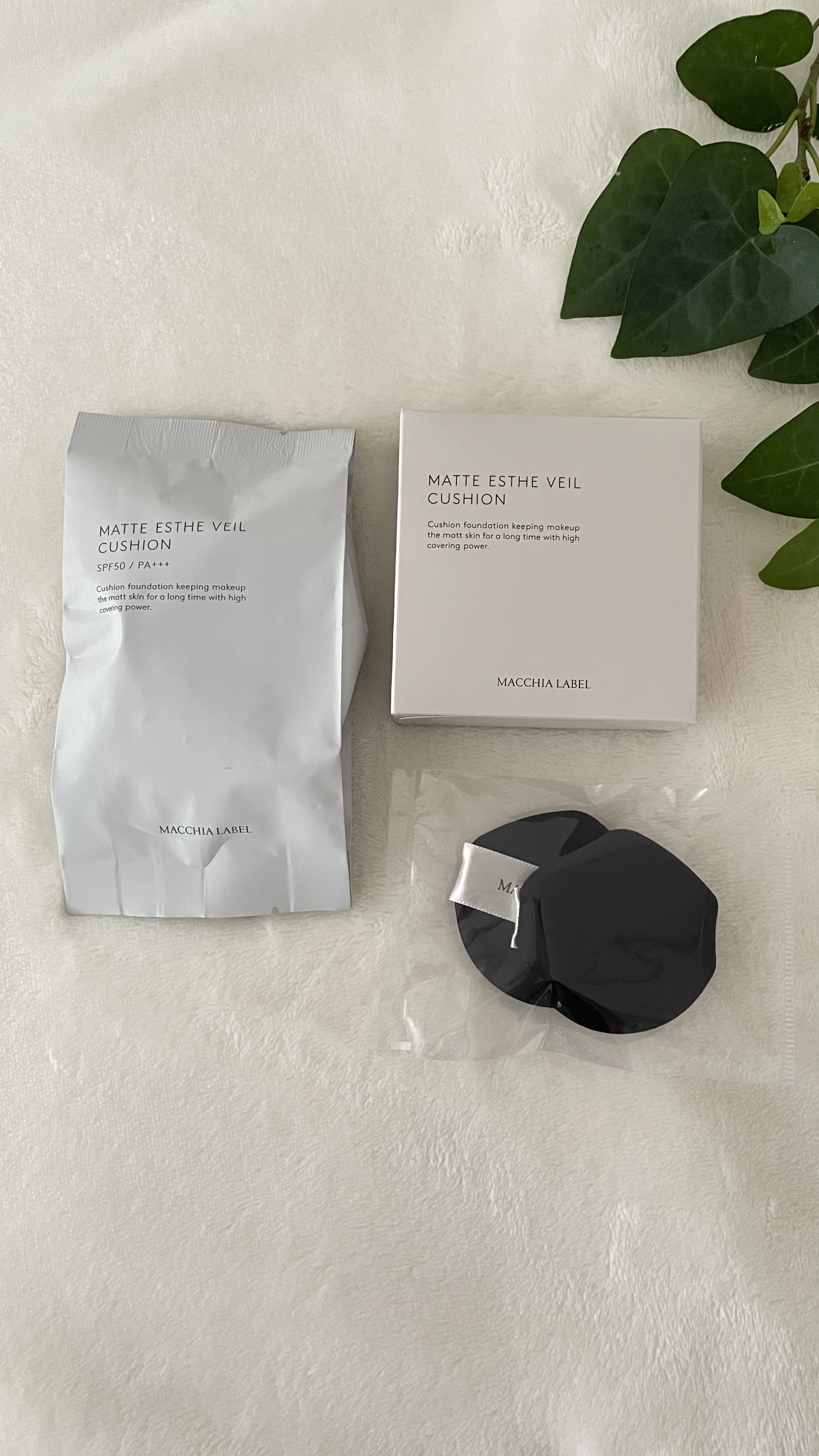 マットエステヴェール　クッション/Macchia Label/クッションファンデーションを使ったクチコミ（3枚目）