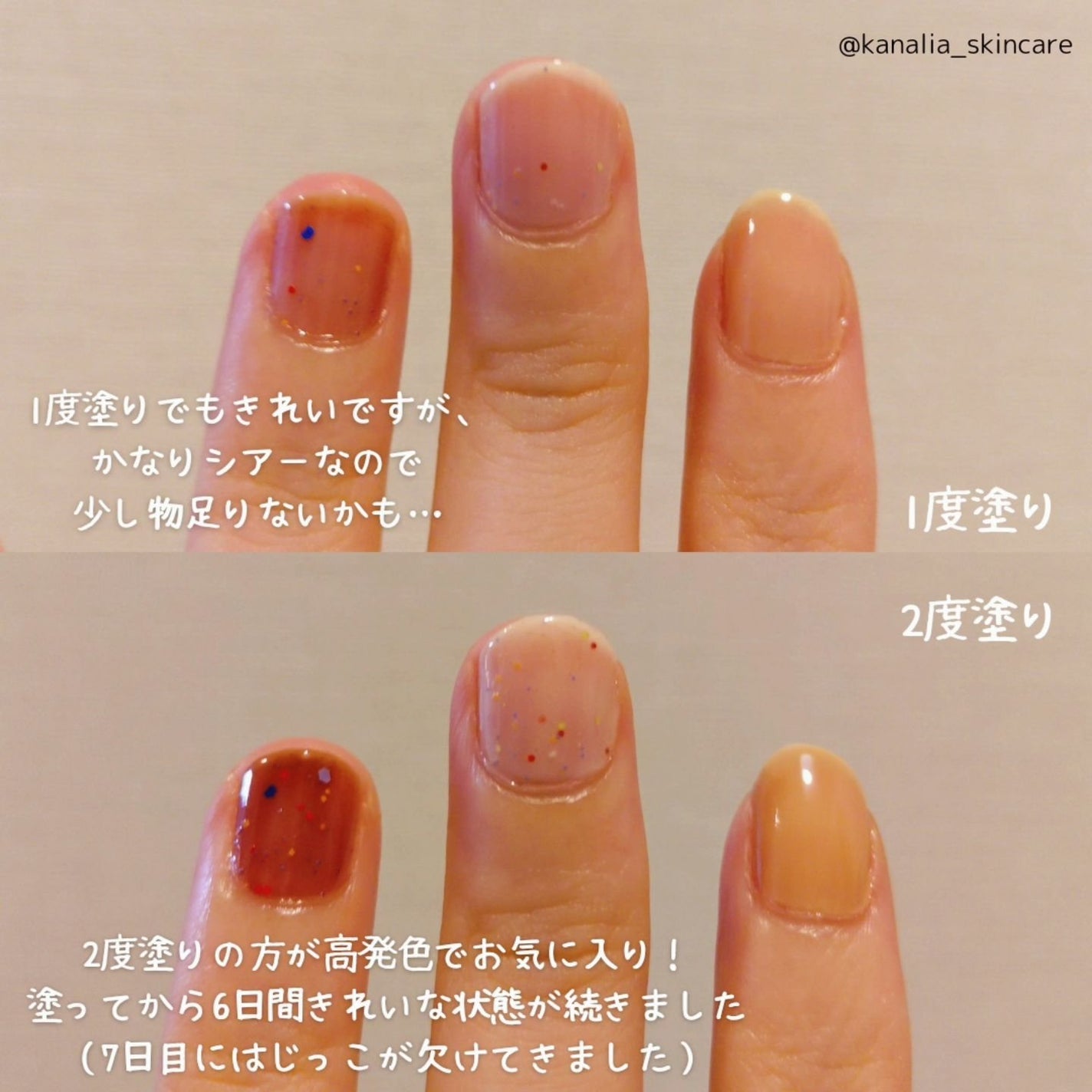 ティップトウネイルポリッシュ/tiptoe/マニキュアを使ったクチコミ(2枚目)