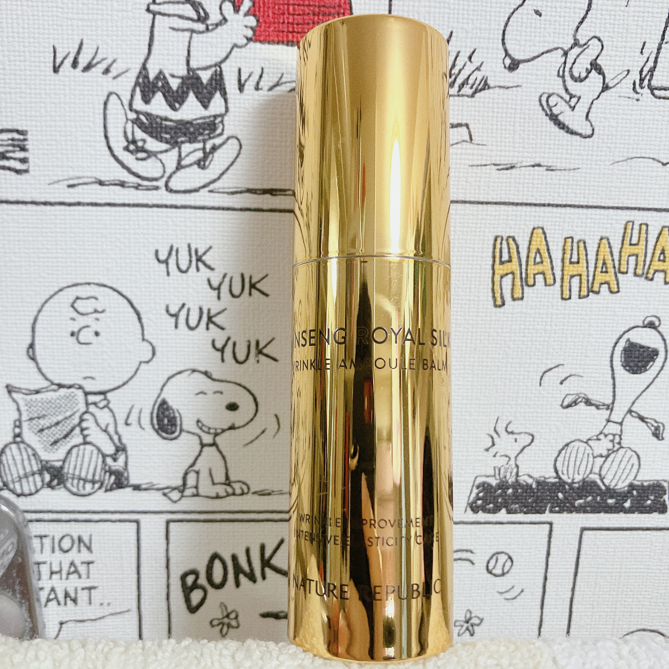 ジンセンロイヤルシルクリンクルアンプルバーム/ネイチャーリパブリック/美容液を使ったクチコミ（1枚目）