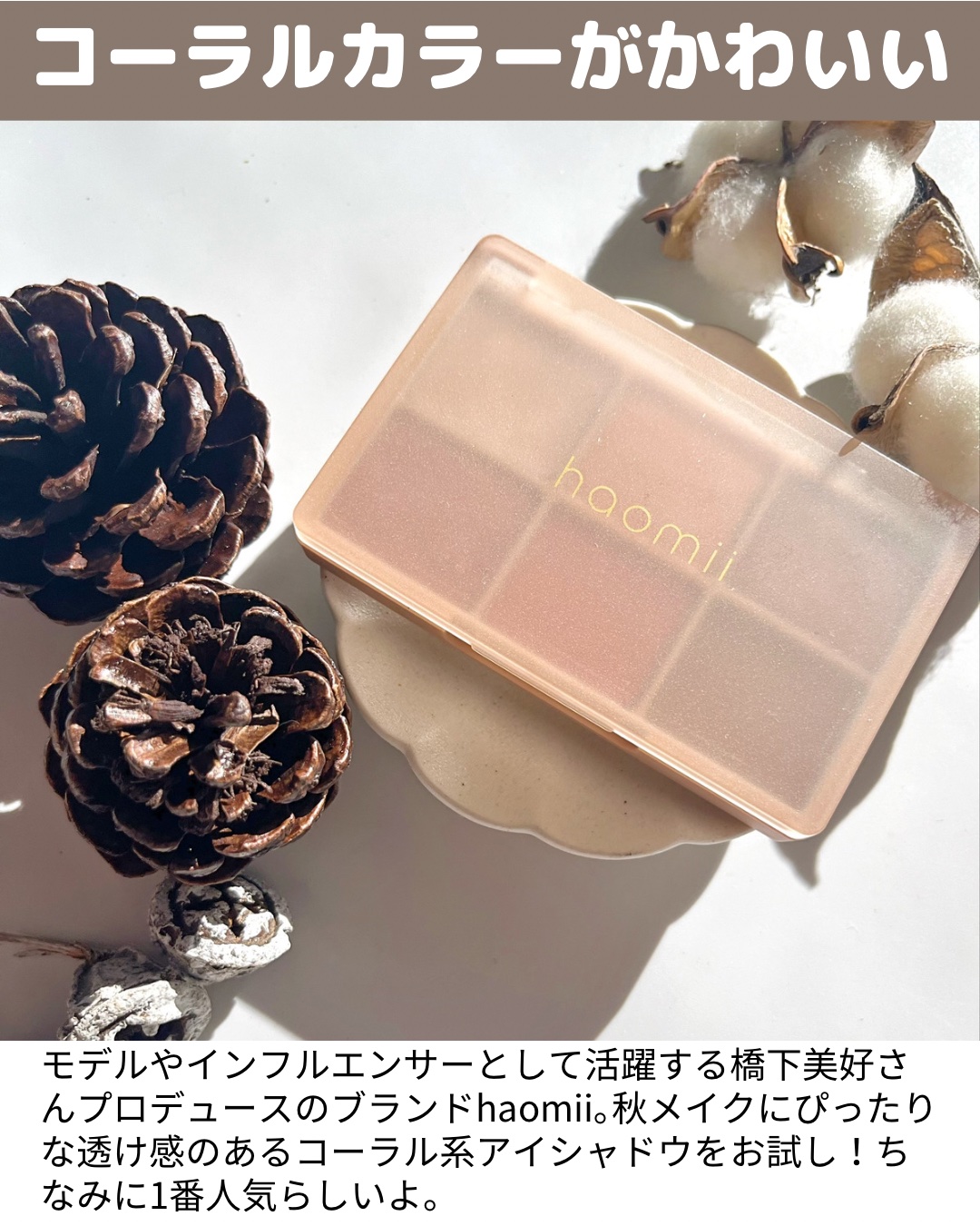 カクテルルーチェアイパレット/haomii/マルチパレットを使ったクチコミ（2枚目）