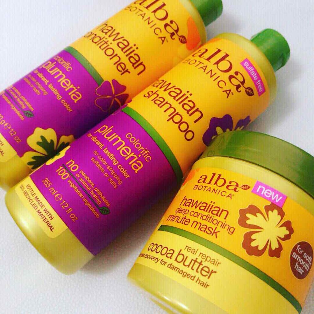 alba Hawaiian ヘアウォッシュ／ヘアコンディショナー GH ガーディニア(Gardenia Hydrating Hair Wash/Conditioner)/Alba Botanica/市販シャンプーを使ったクチコミ（1枚目）