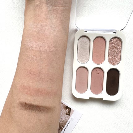 フォーエバー6アイパレット/Laka/アイシャドウパレットを使ったクチコミ(2枚目)