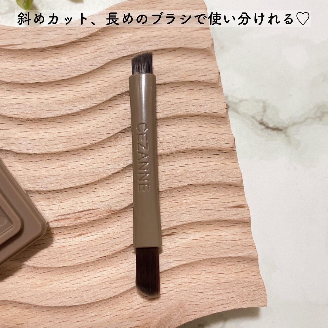 アイブロウワックス＆パウダー/CEZANNE/アイブロウを使ったクチコミ（3枚目）