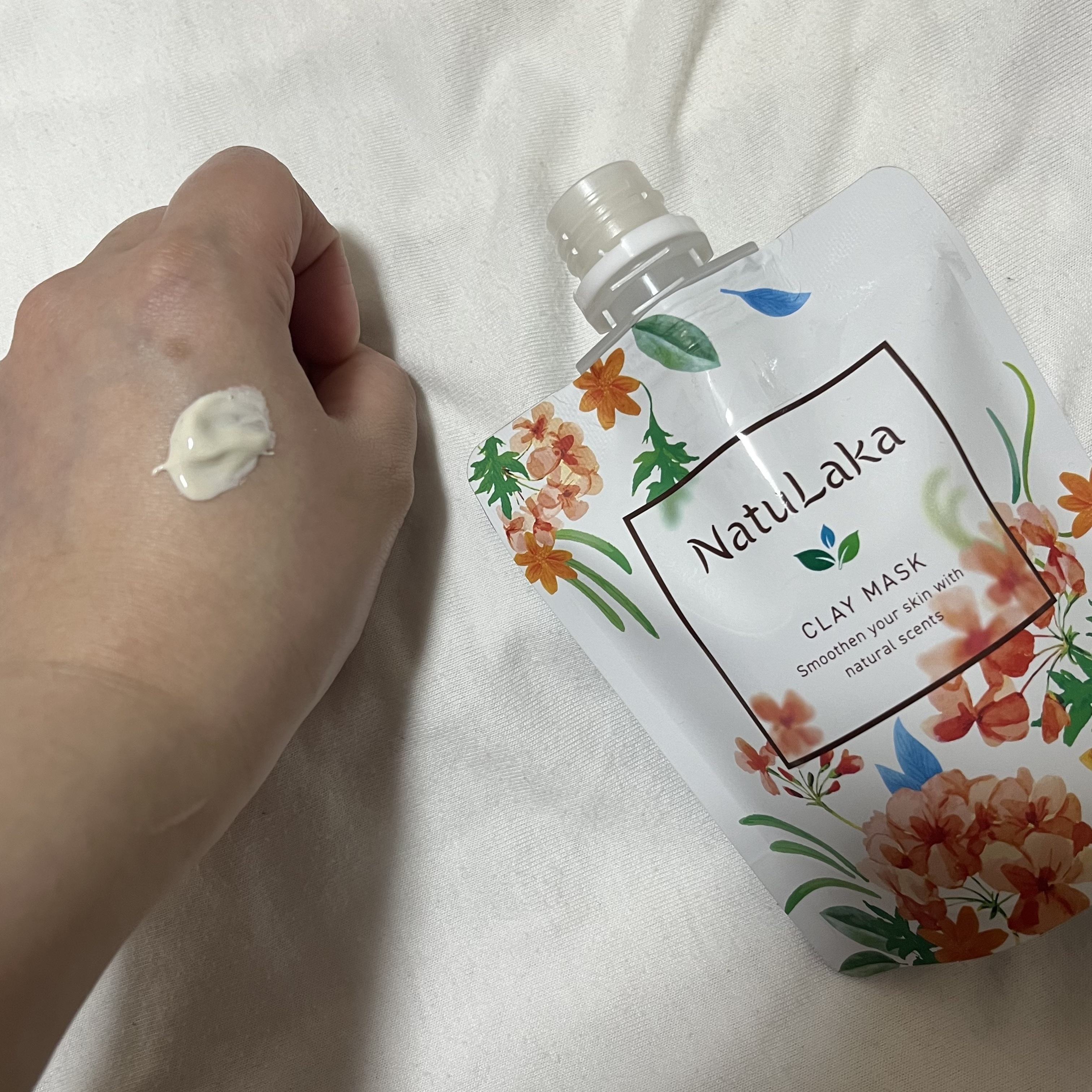 ナチュラカ スムーススキンクレイマスク/NatuLaka/洗い流すパック・マスクを使ったクチコミ（2枚目）