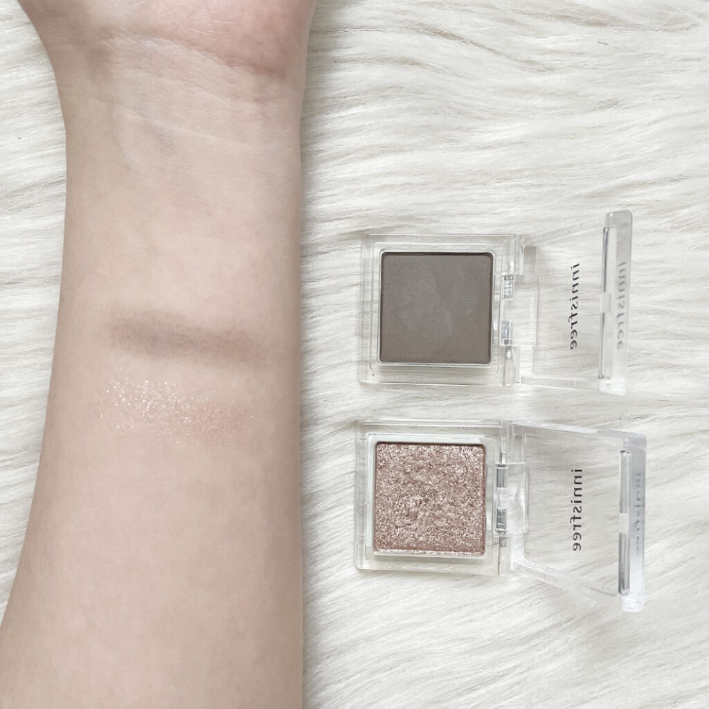 マイアイシャドウ グリッター/innisfree/単色アイシャドウを使ったクチコミ（2枚目）