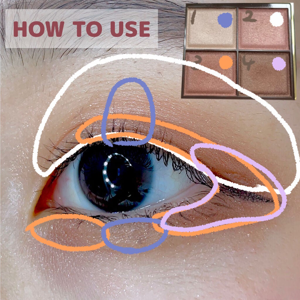 スキニーリッチシャドウ/excel/アイシャドウパレットを使ったクチコミ(3枚目)