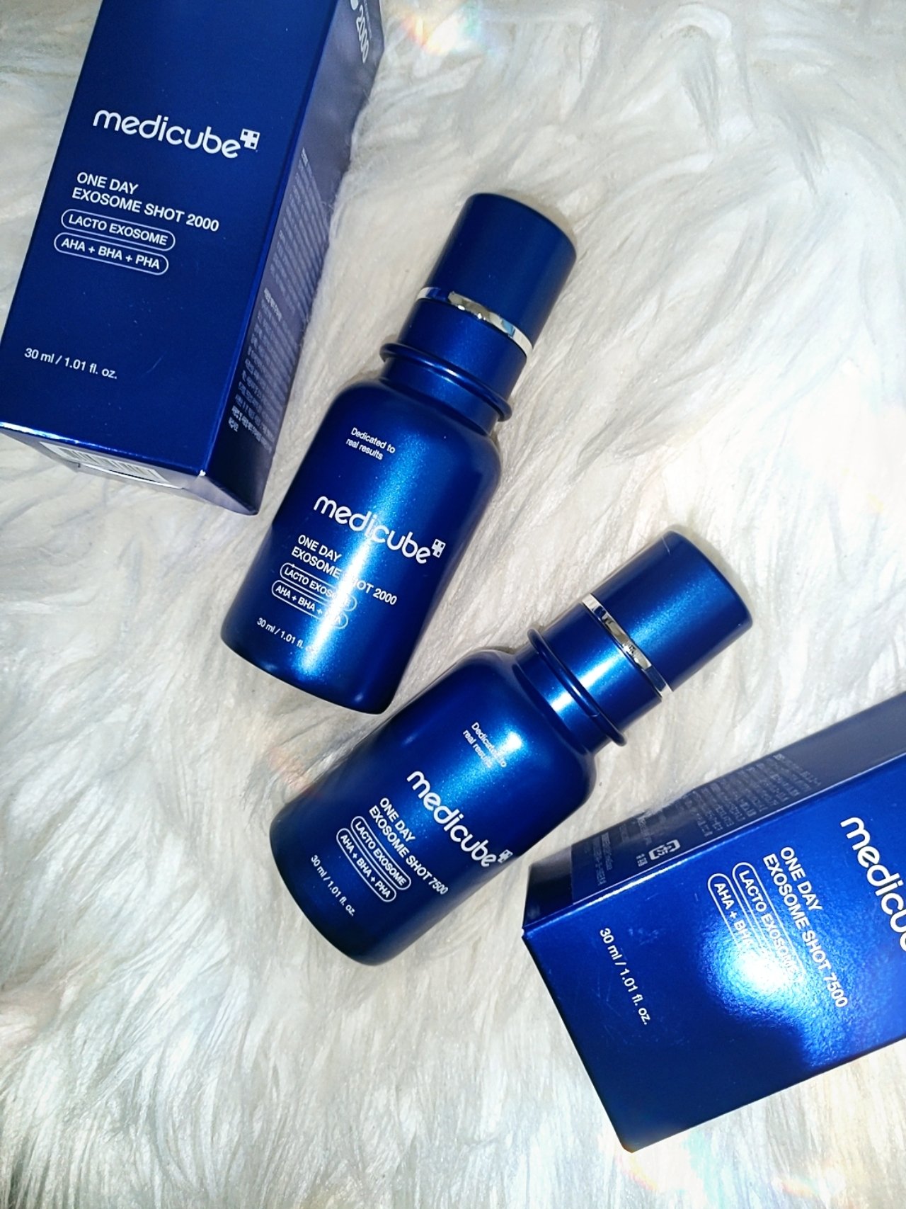 ゼロ1DAYエクソソームショット7500/MEDICUBE/美容液を使ったクチコミ（1枚目）