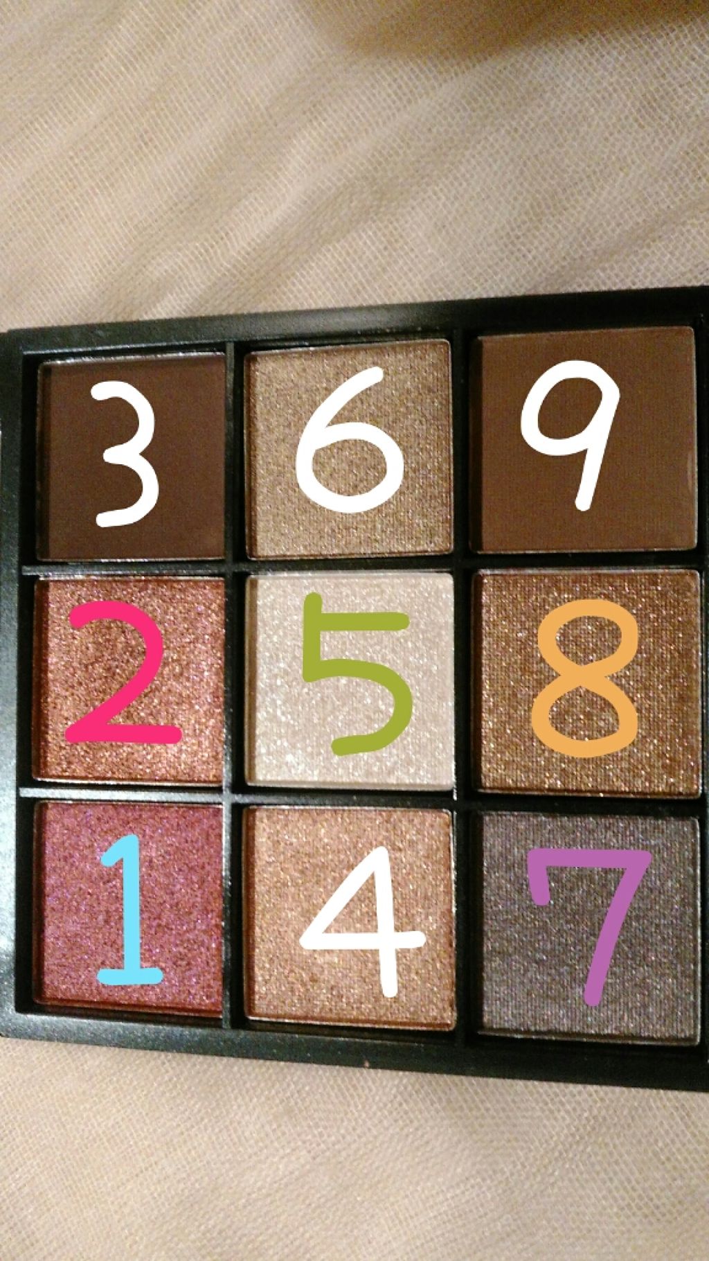 UR GLAM BLOOMING EYE COLOR PALETTE/U R GLAM/アイシャドウパレットを使ったクチコミ(2枚目)