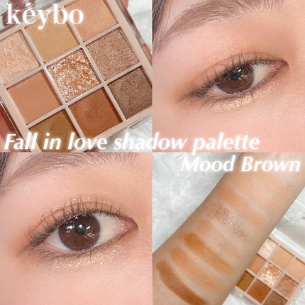 KEYBO FALL IN LOVE SHADOW PALETTE/keybo/アイシャドウパレットを使ったクチコミ(1枚目)