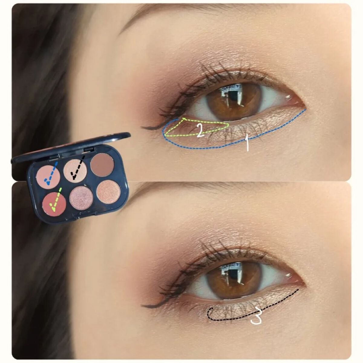 コネクト イン カラー アイシャドウ パレット × 6/M・A・C/アイシャドウパレットを使ったクチコミ(5枚目)