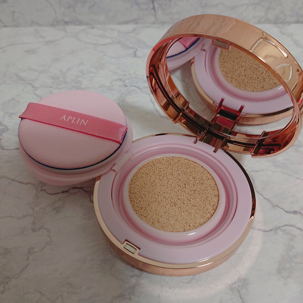 ピンクティーツリーカバークッション/APLIN/クッションファンデーションを使ったクチコミ（2枚目）