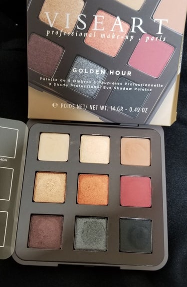 Golden Hour Eyeshadow Palette/VISEART/アイシャドウパレットを使ったクチコミ（2枚目）