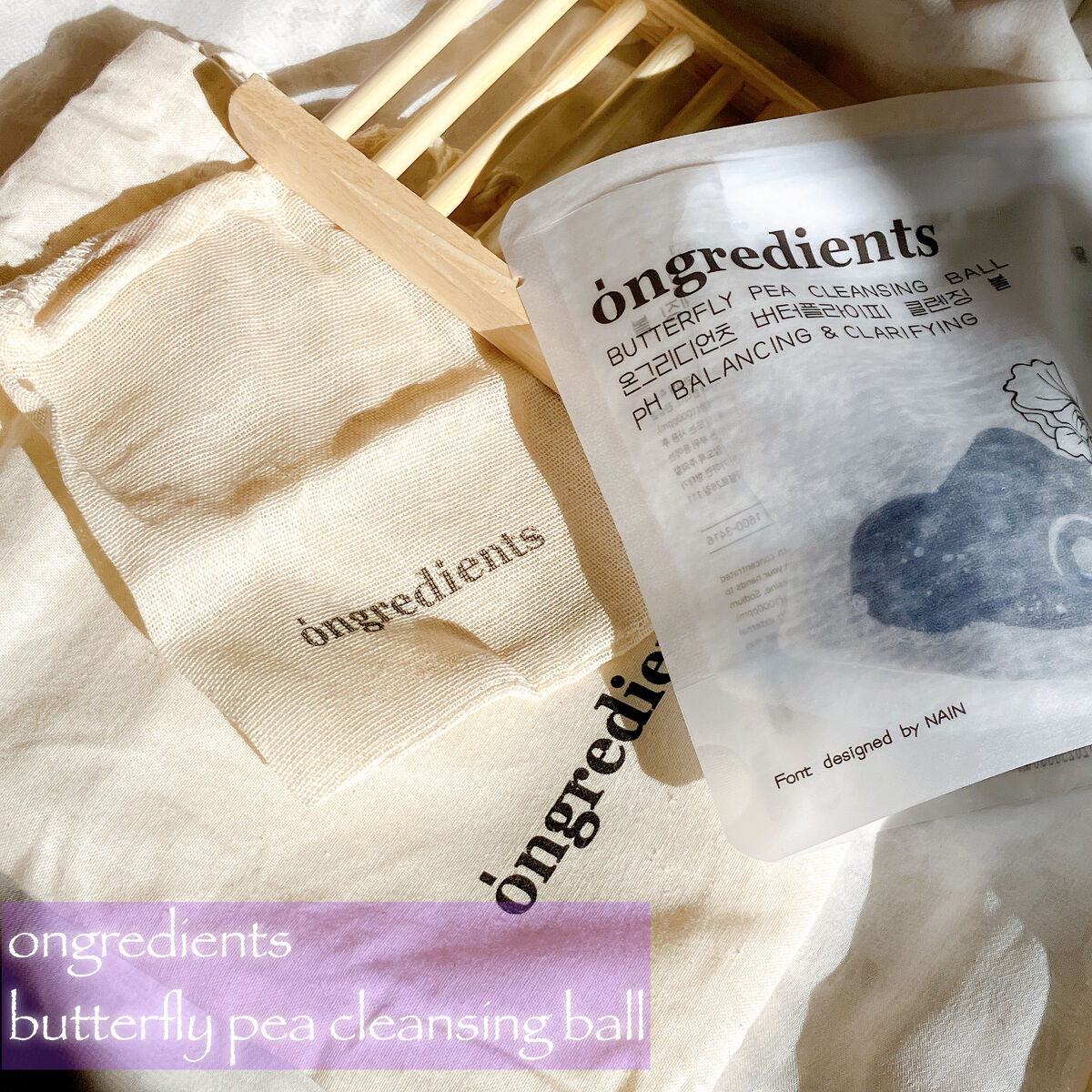 Butterfly Pea Cleansing Ball/Ongredients/洗顔石鹸を使ったクチコミ（2枚目）