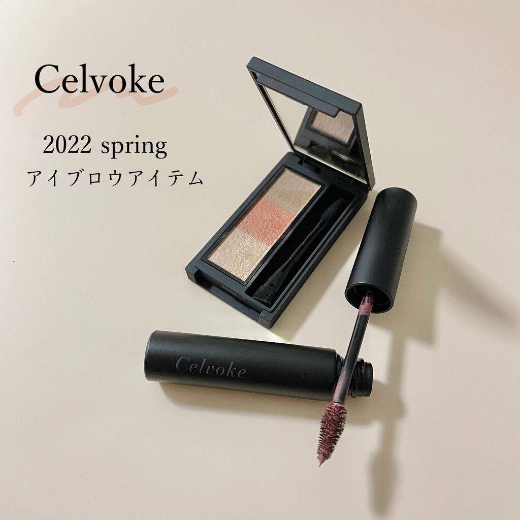 セルヴォーク インディケイトアイブロウパウダー/Celvoke/パウダーアイブロウを使ったクチコミ（1枚目）