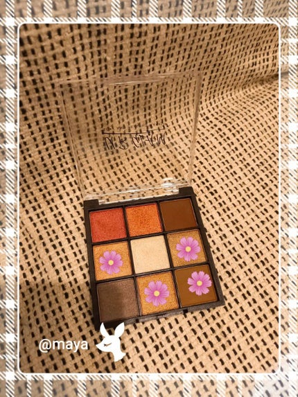 UR GLAM BLOOMING EYE COLOR PALETTE/U R GLAM/アイシャドウパレットを使ったクチコミ(3枚目)