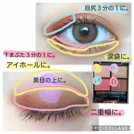 デザイニング カラー アイズ/SUQQU/アイシャドウパレットを使ったクチコミ(2枚目)