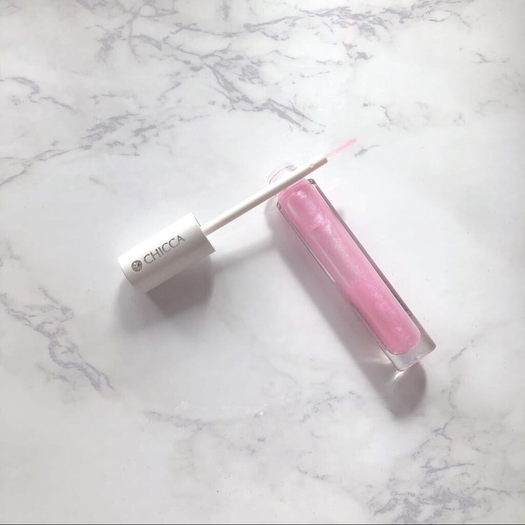 メスメリック グラスリップオイル 03 スノーラビット/CHICCA/リップグロスを使ったクチコミ（2枚目）