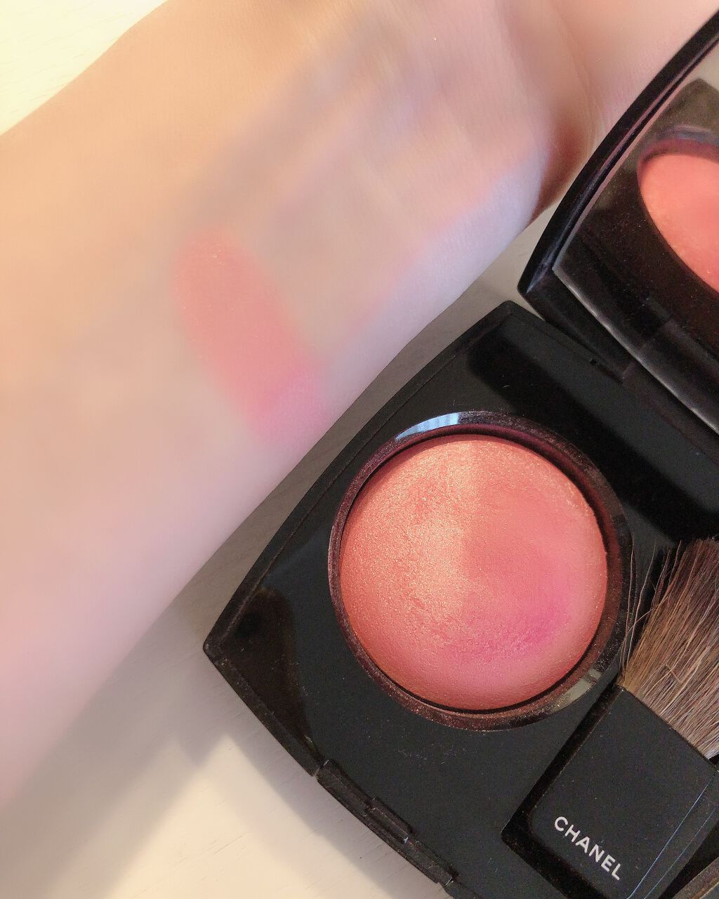 ジュ コントゥラスト/CHANEL/パウダーチークを使ったクチコミ(2枚目)