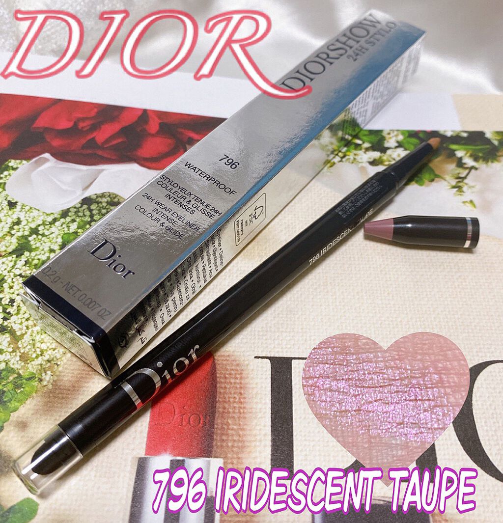 ディオールショウ 24H スティロ ウォータープルーフ/Dior/ペンシルアイライナーを使ったクチコミ(1枚目)